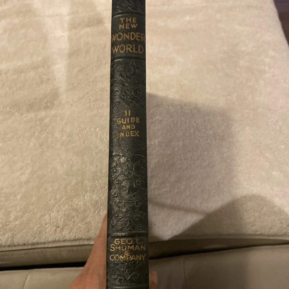 The New Wonder World-Vol 11-Home and School Guide-Index by Geo L. Shuman, 1952